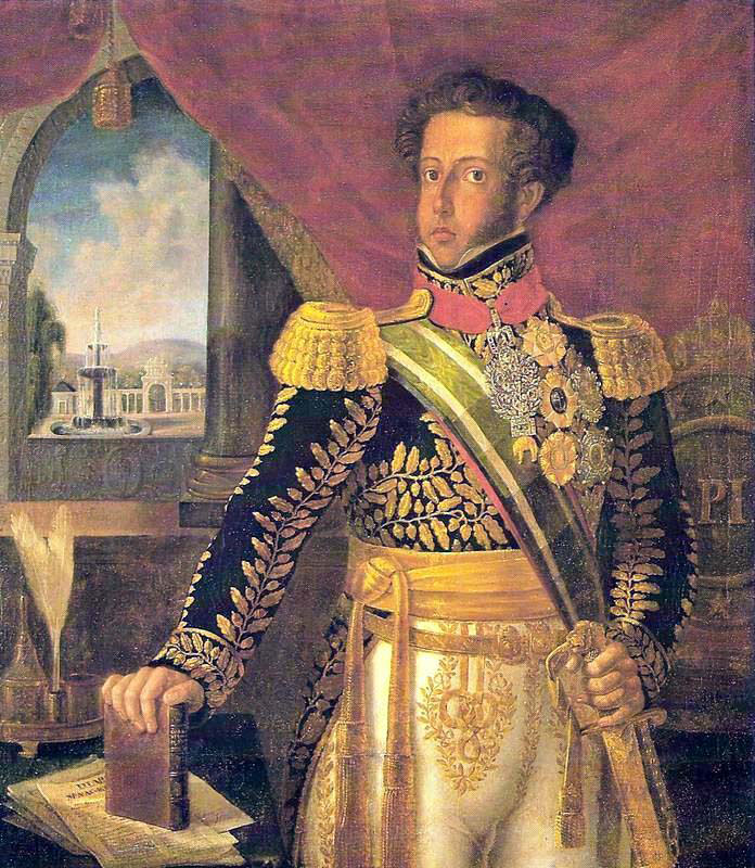 portrait of pedro i of brazil